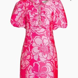 Lilly Pulitzer Vibrant Pink Floral Mini Dress